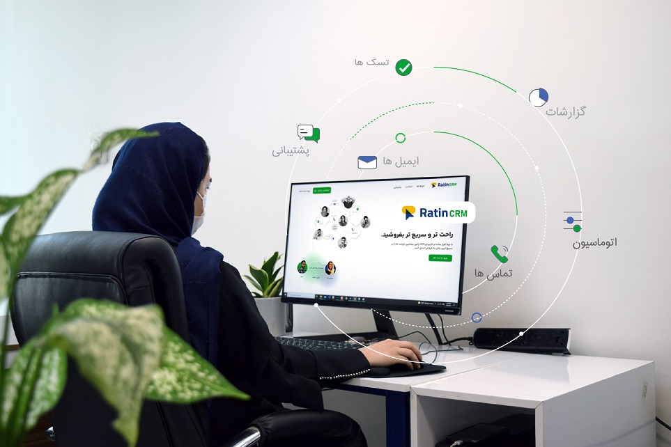 Ratin CRM راه حل ساده رشد فروش